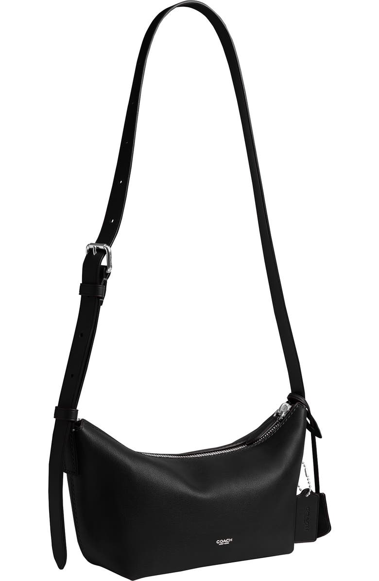 COACH Mott 22 Leather Sling Bag, Alternate, color, Black