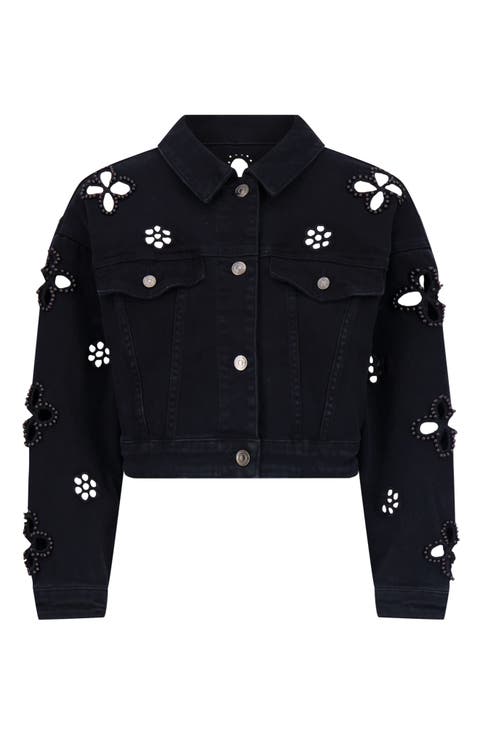 Kaia Pearl Jean Jacket