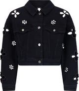 The Noli Shop Kaia Pearl Jean Jacket