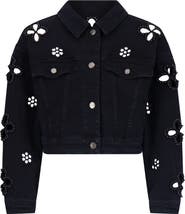 The Noli Shop Kaia Pearl Jean Jacket