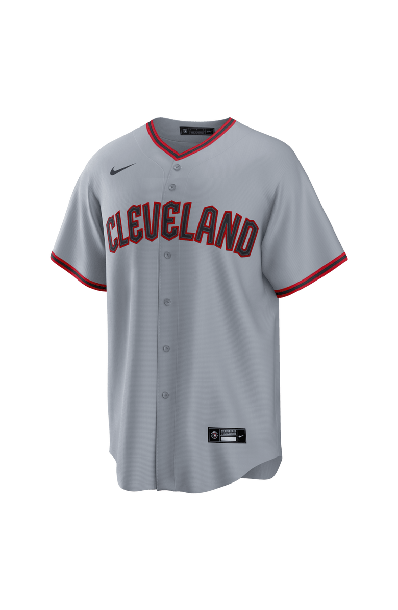 Nike Men's Nike  Gray Cleveland Guardians Road Replica 2.0 Jersey, Alternate, color, 
