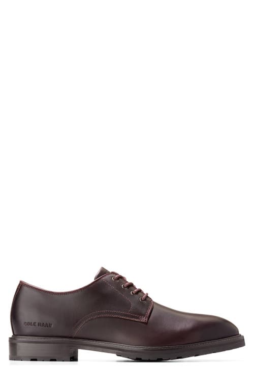 Cole Haan Berkshire Lug Water Resistant Derby In Brown