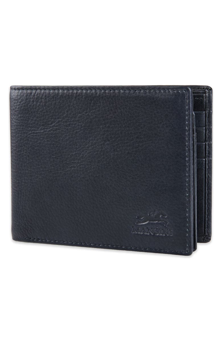 Mancini RFID Bifold Wallet, Alternate, color, Black