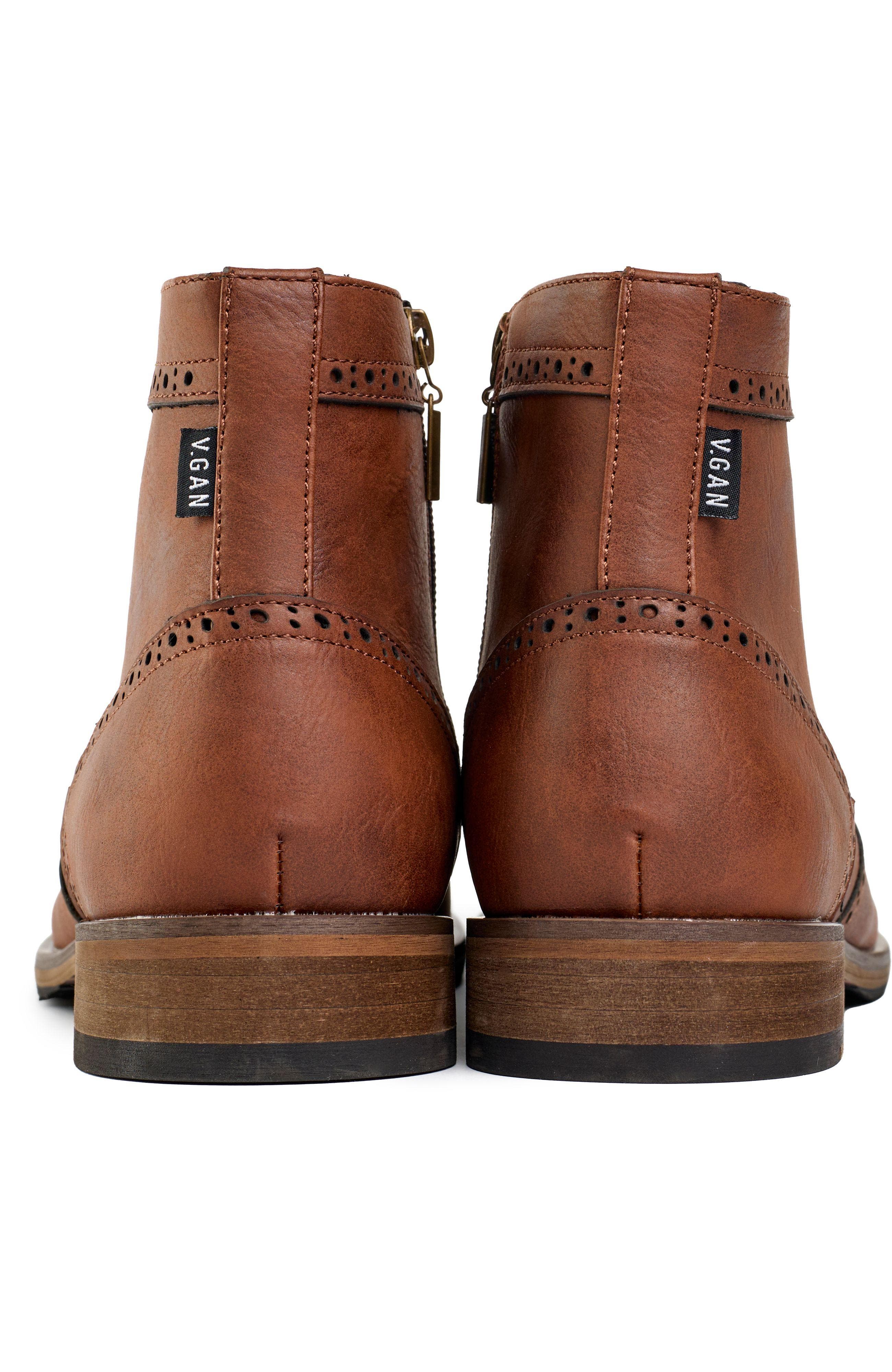 Wheat 2 Brogue Boots, Alternate, color, TAN