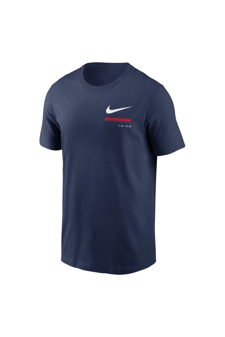 Men's Nike Navy Minnesota Twins Over the Shoulder T-Shirt, Alternate, color, Navy