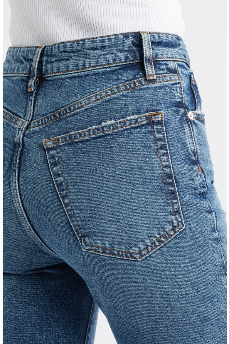The Ruler High Waist Straight Leg Jeans, Alternate, color, HALO