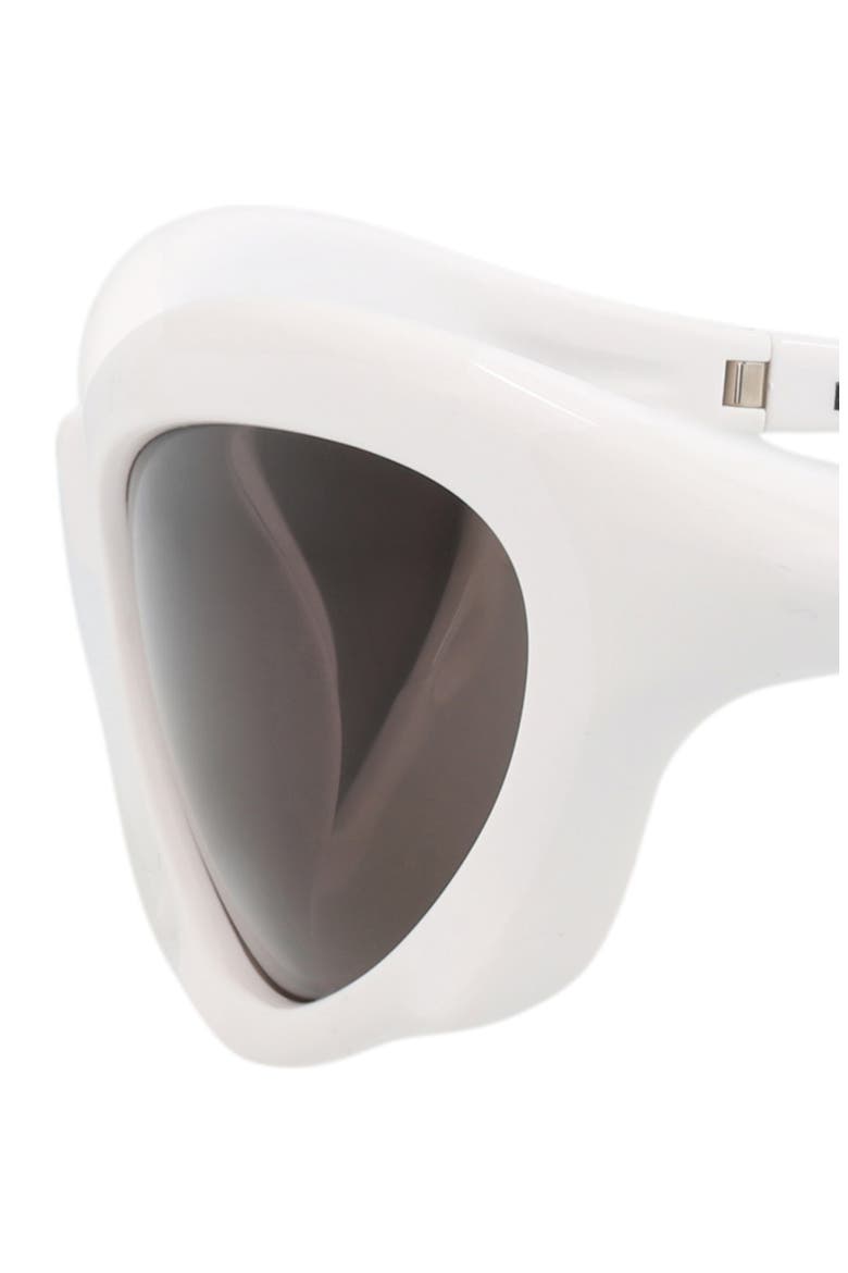 59mm Cat Eye Sunglasses, Alternate, color, WHITE WHITE GREY