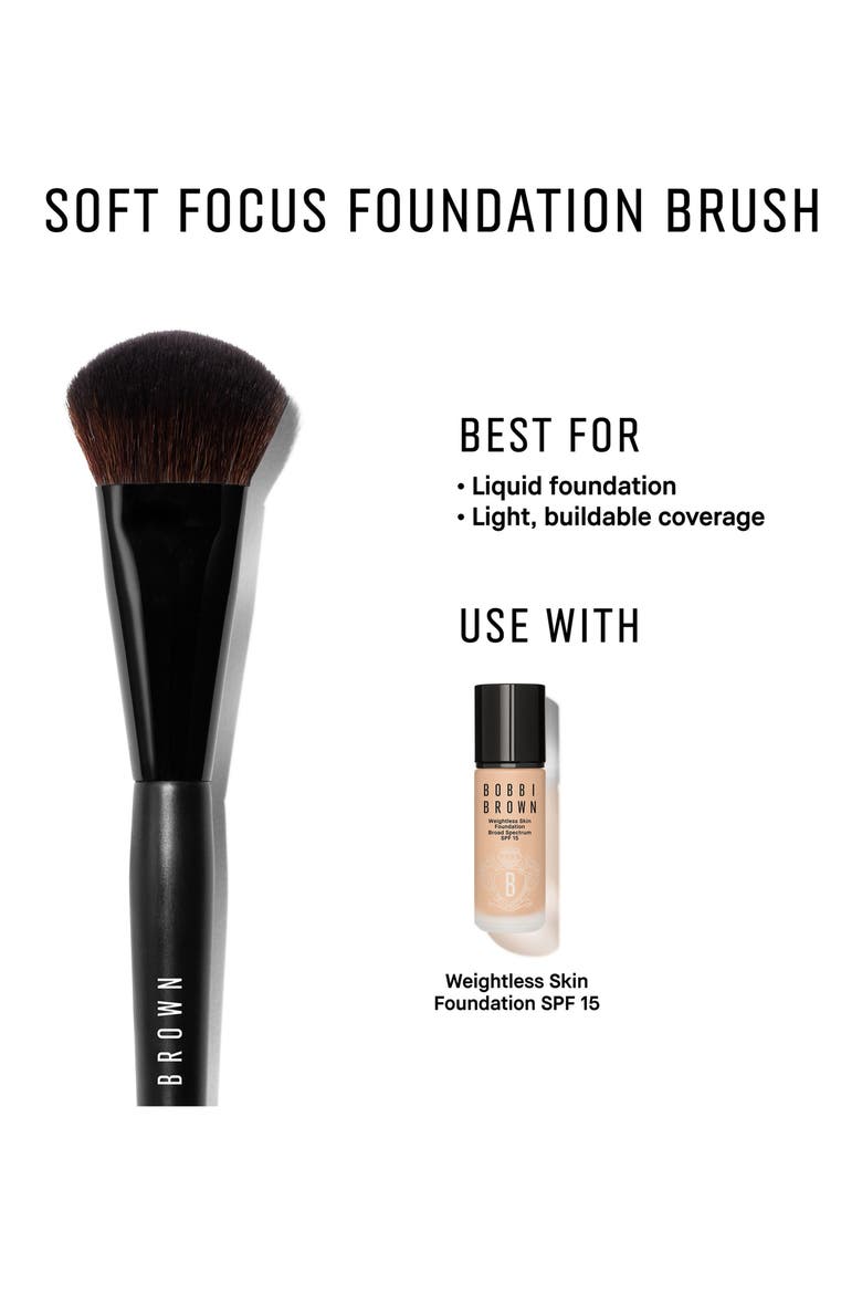 Soft Focus Liquid Foundation Brush, Alternate, color, NO COLOR