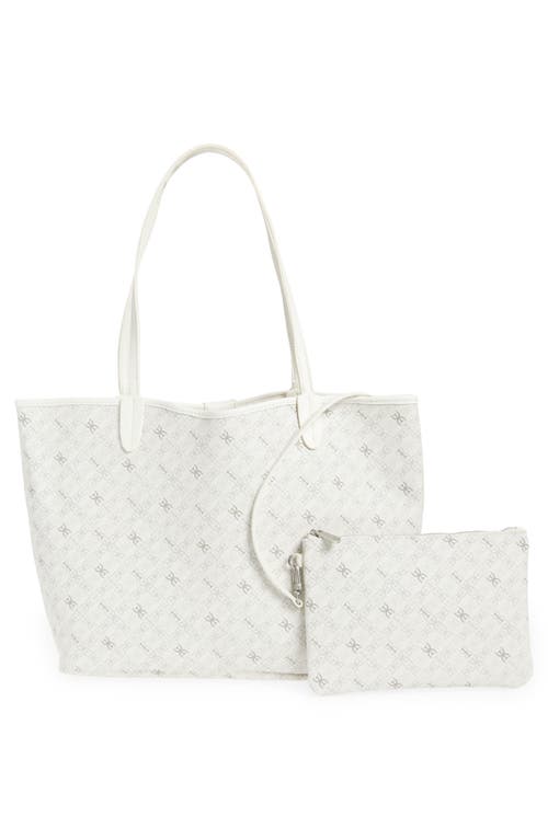 SAM EDELMAN SAM EDELMAN MEDIUM HARPER MONOGRAM SHOPPER TOTE