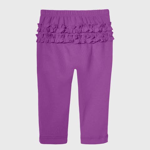 Baby Girl Ruffle Butt Soft 100% Cotton Leggings