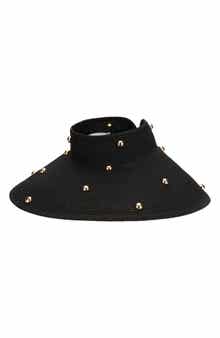 San Diego Hat Bead Accent Packable Wide Brim Visor