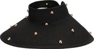 San Diego Hat Bead Accent Packable Wide Brim Visor