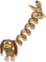 Girls Crew x Disney® Pixar Toy Story Slink Dog Single Stud & Cuff Earring