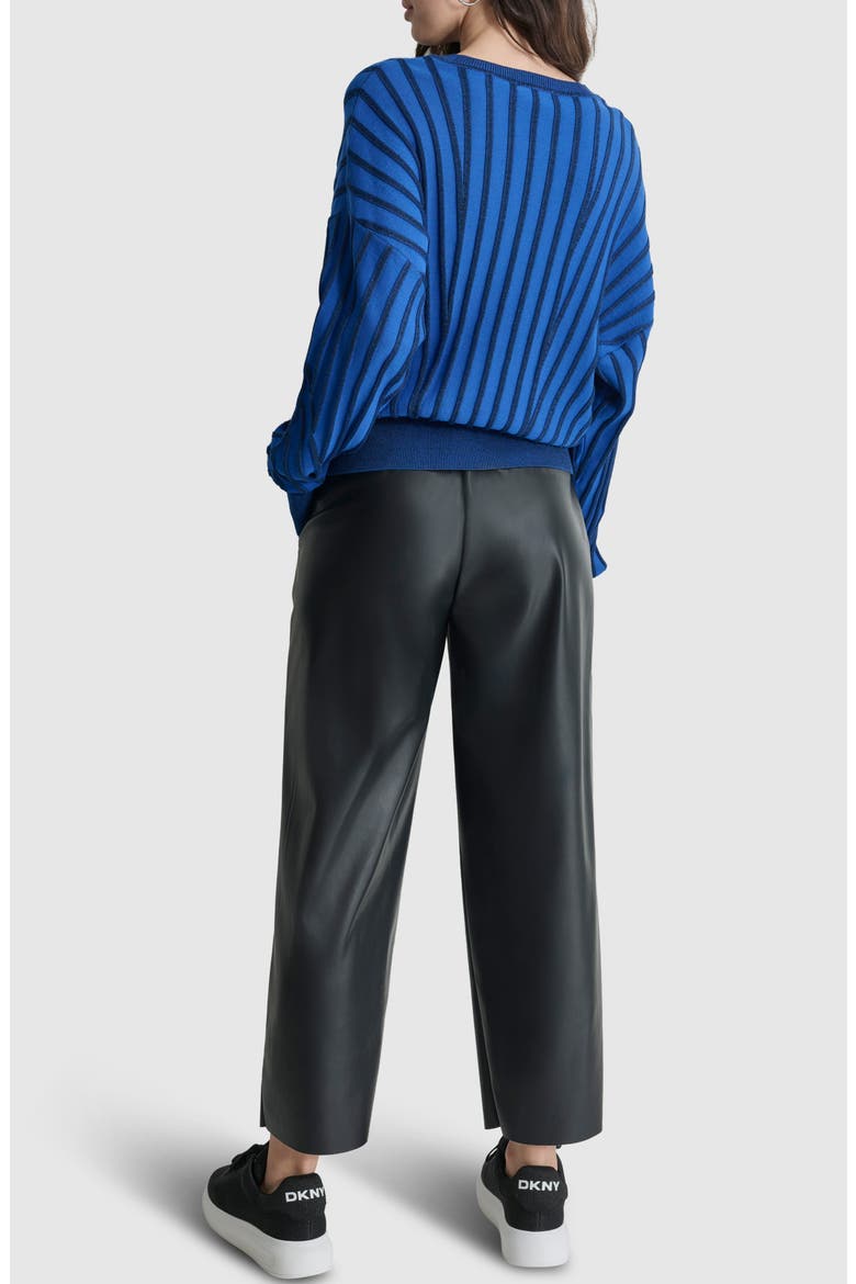 Transfer Stitch Sweater, Alternate, color, LAPIS BLUE/ BLACK