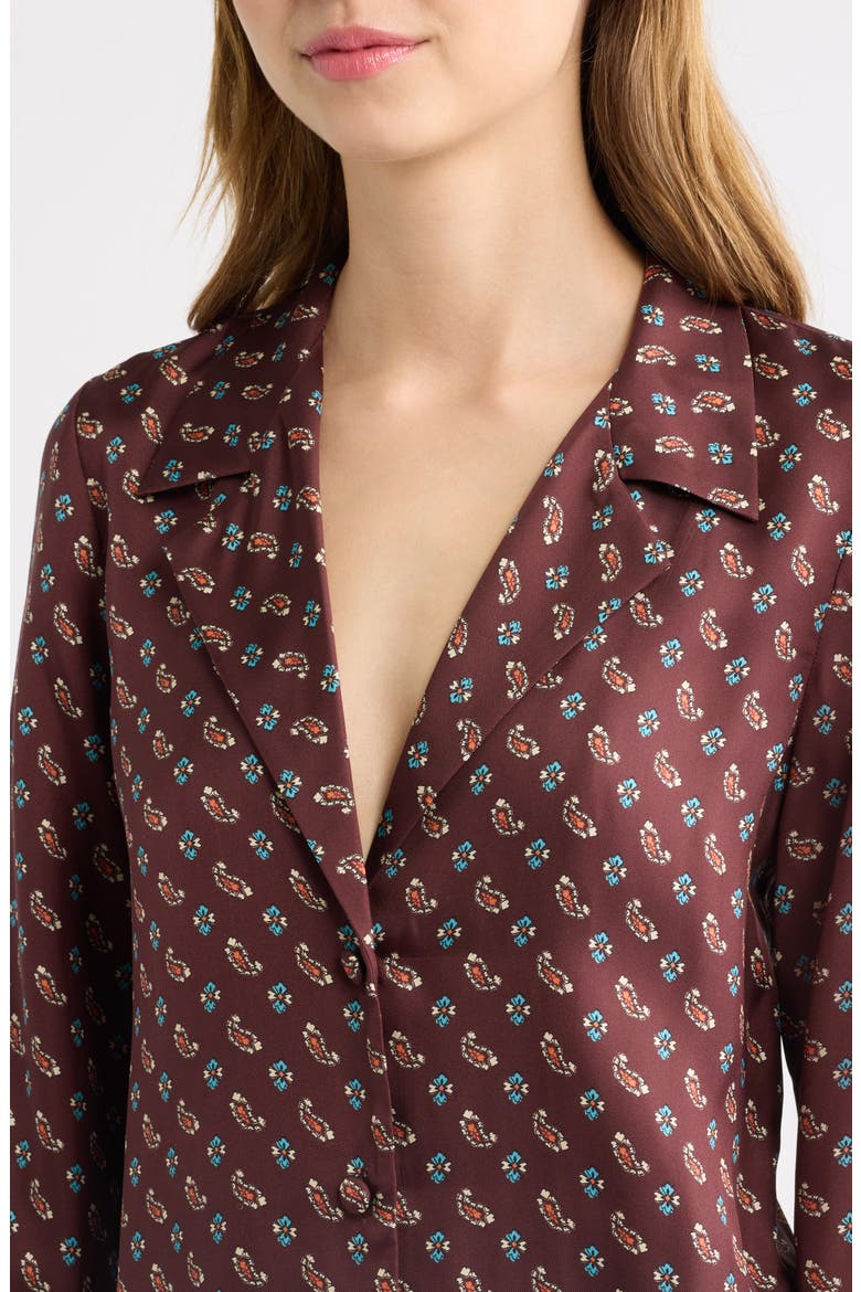 Dorsia Silk Blend Top, Alternate, color, DEAUVILLE PAISLEY