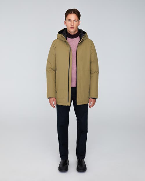 Quartz Co. Jules | Hooded Down Winter Jacket In Khaki