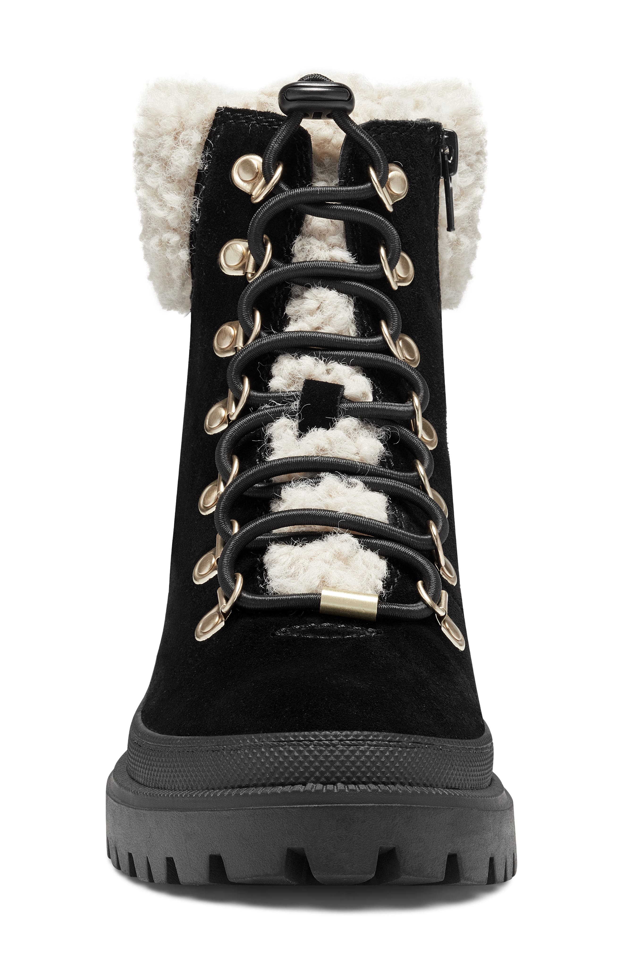 Sole Society Eavan Faux Shearling Bootie, Alternate, color, 