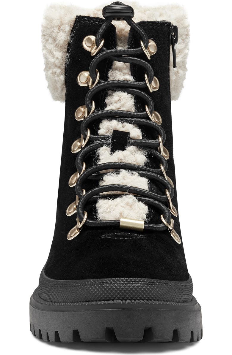 Sole Society Eavan Faux Shearling Bootie, Alternate, color,