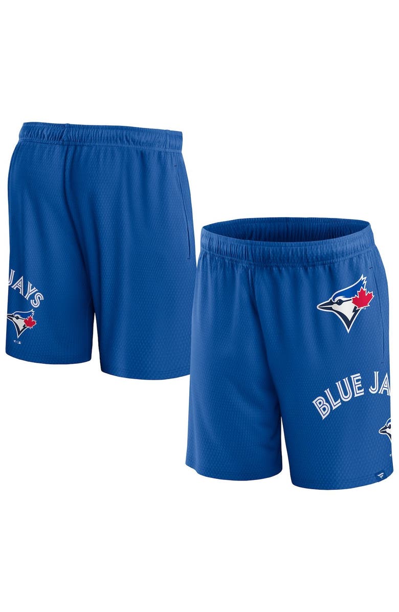 FANATICS Men's Fanatics Branded Royal Toronto Blue Jays Clincher Mesh Shorts, Main, color, Royal