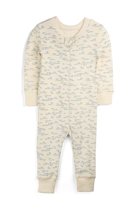 100% Organic Cotton Print Snug Fit Baby Pajamas