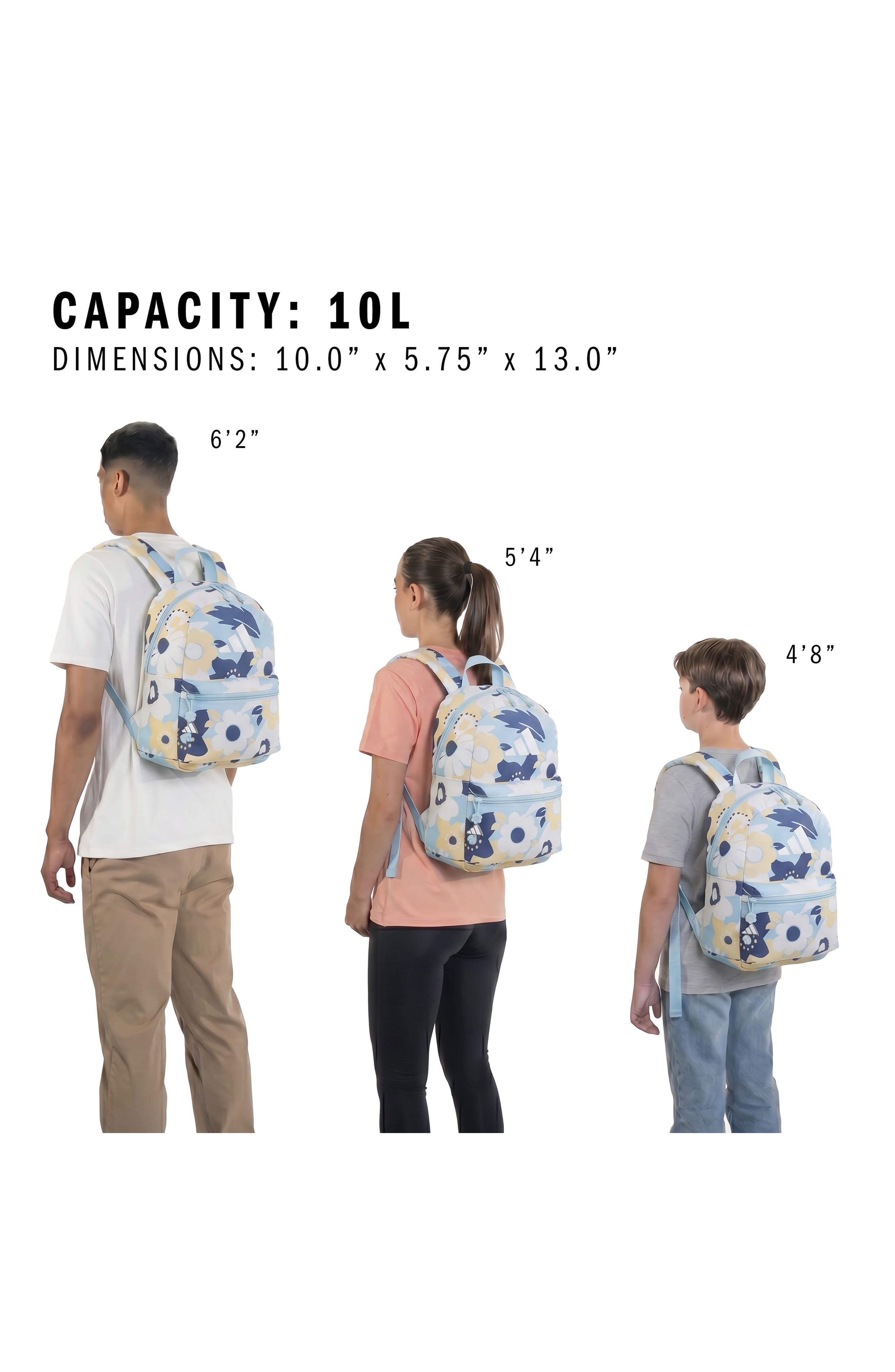 Kids' Gotta Have It Floral Backpack, Alternate, color, BIG FLORAL ICE BLUE