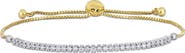 Julianna B. Diamond Adjustable Bolo Bracelet 14k
