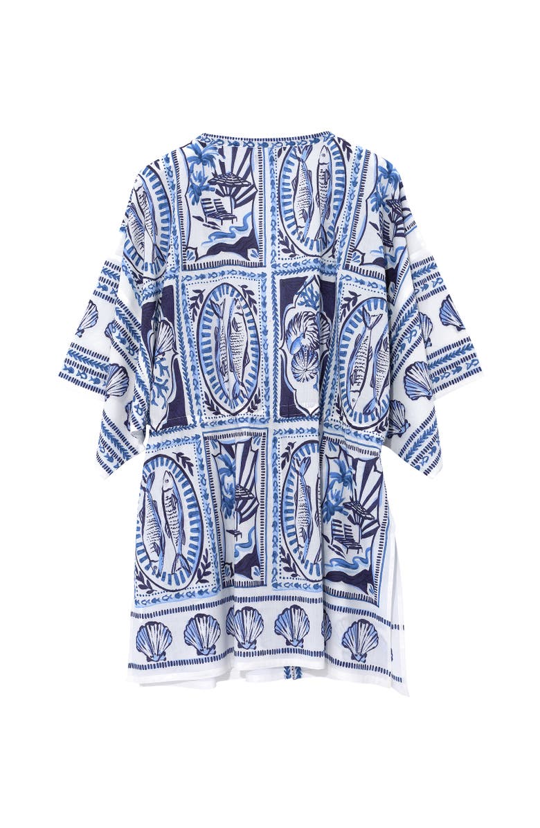 Echo Montauk Tile Robe, Alternate, color, Ultramarine