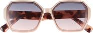 Vince Camuto 58mm Gradient Geometric Sunglasses