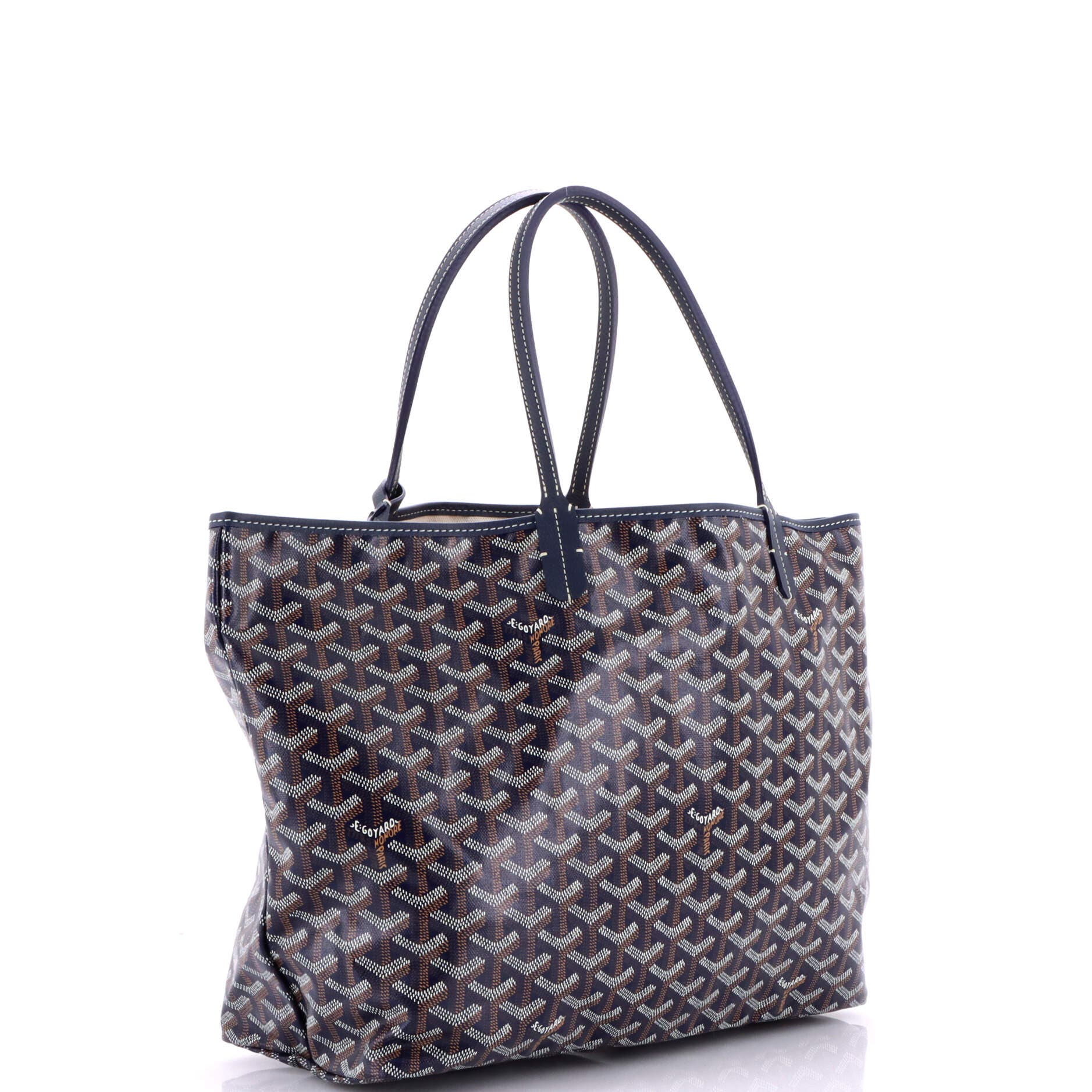 Pre-Owned Goyard Saint Louis Tote Coated Canvas PM, Alternate, color, 