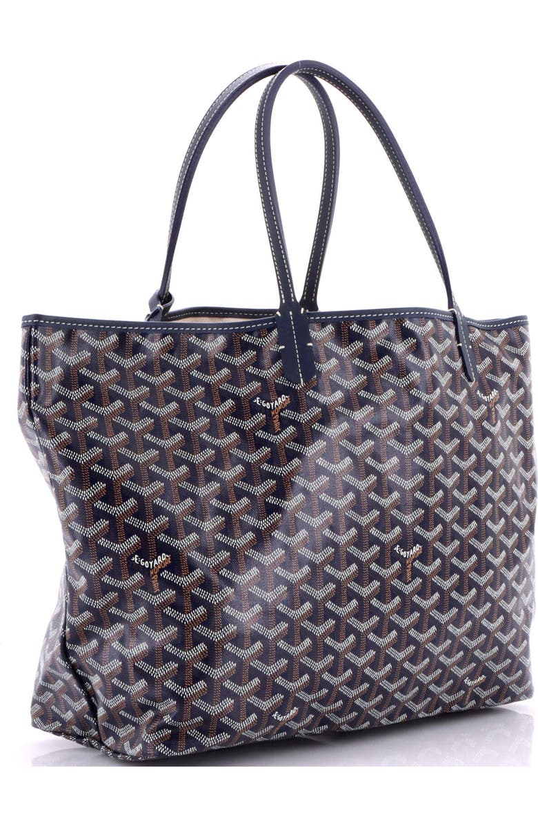 Pre-Owned Goyard Saint Louis Tote Coated Canvas PM, Alternate, color, Blue