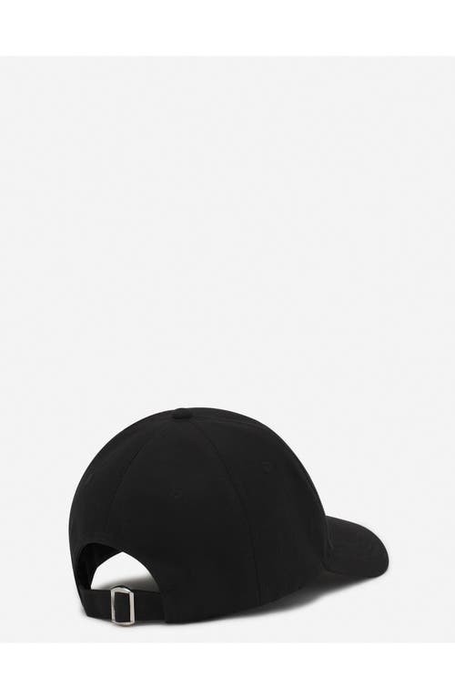 Lanvin Cotton Cap In Black