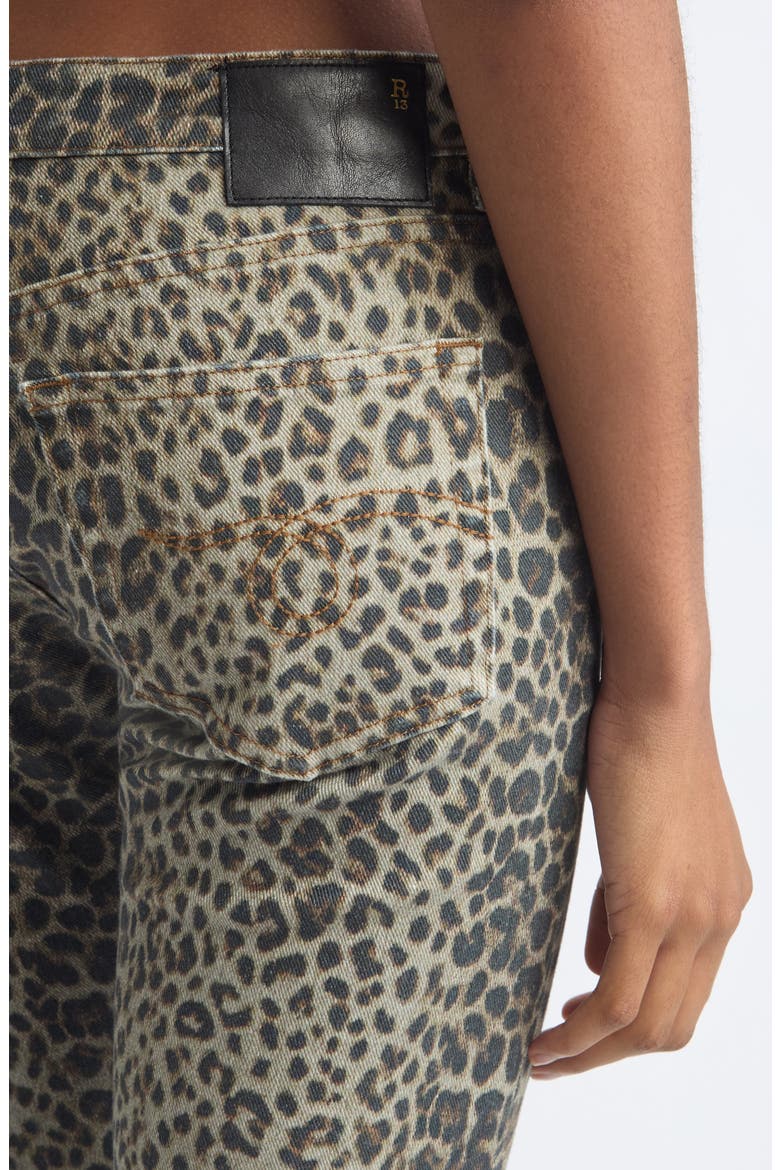 Boy Straight Ankle Jeans, Alternate, color, CLASSIC CHEETAH BROWN