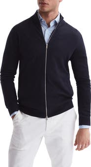 Reiss Hampshire Wool Zip Cardigan