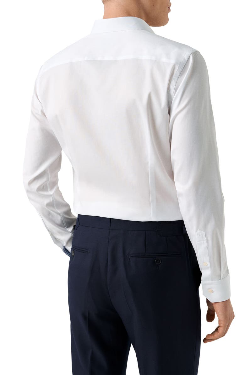 Eton Slim Fit Medallion Detail Dress Shirt, Alternate, color, 