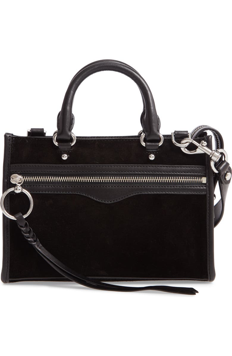 Rebecca Minkoff Micro Bedford Leather Satchel, Main, color,