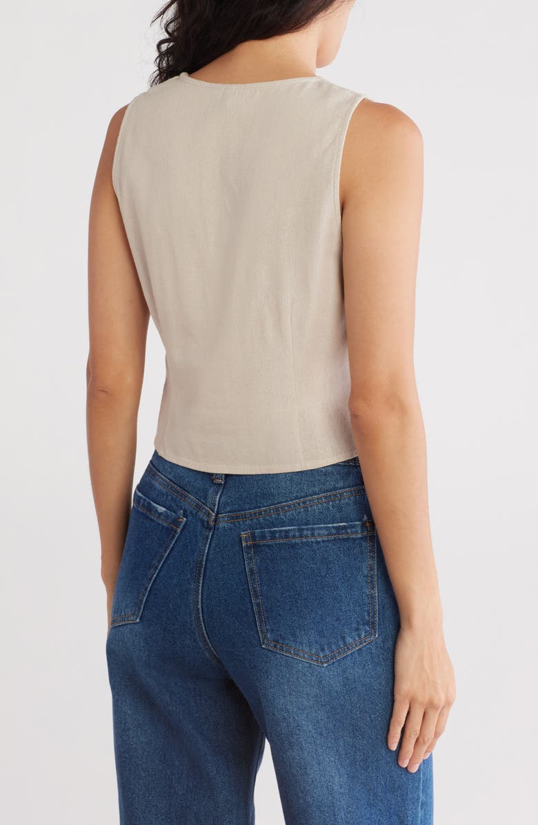 VERO MODA Milo Button Front Vest, Alternate, color,