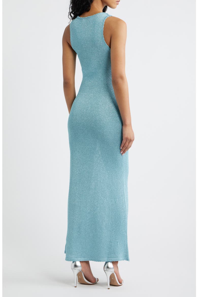 Tourista Sleeveless Knit Maxi Dress, Alternate, color, BLUE