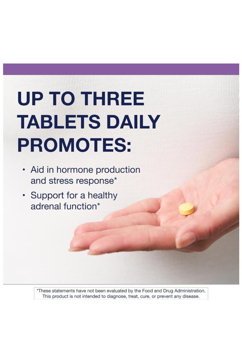 Adrenogen Comprehensive Adrenal Health Support Supplement 90 Tablets, Alternate, color, None