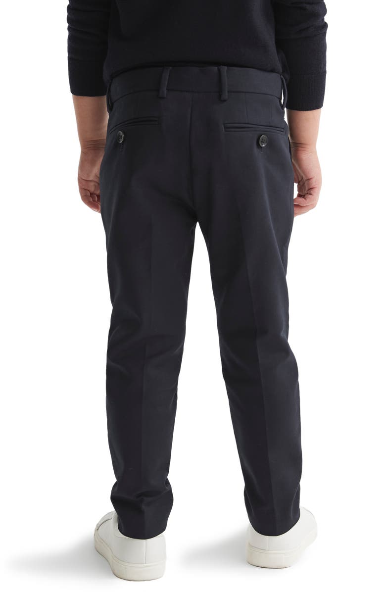 Reiss Kids' Eastbury Sr. Straight Leg Stretch Cotton Pants, Alternate, color, Navy