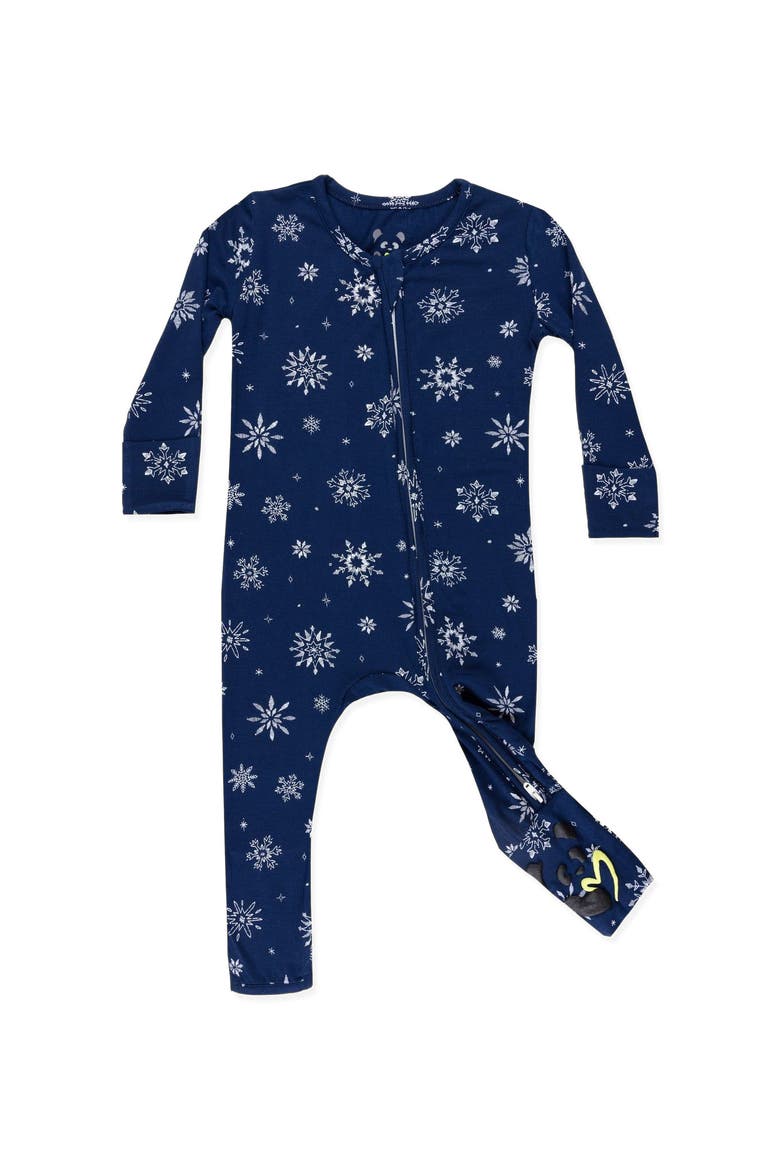Baby Snowflake Convertible Footie, Main, color, Snowflake