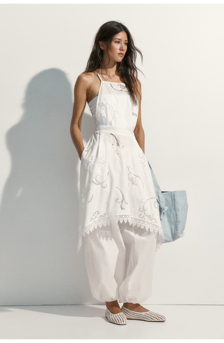 H&M Cotton Balloon Trousers, Alternate, color, 