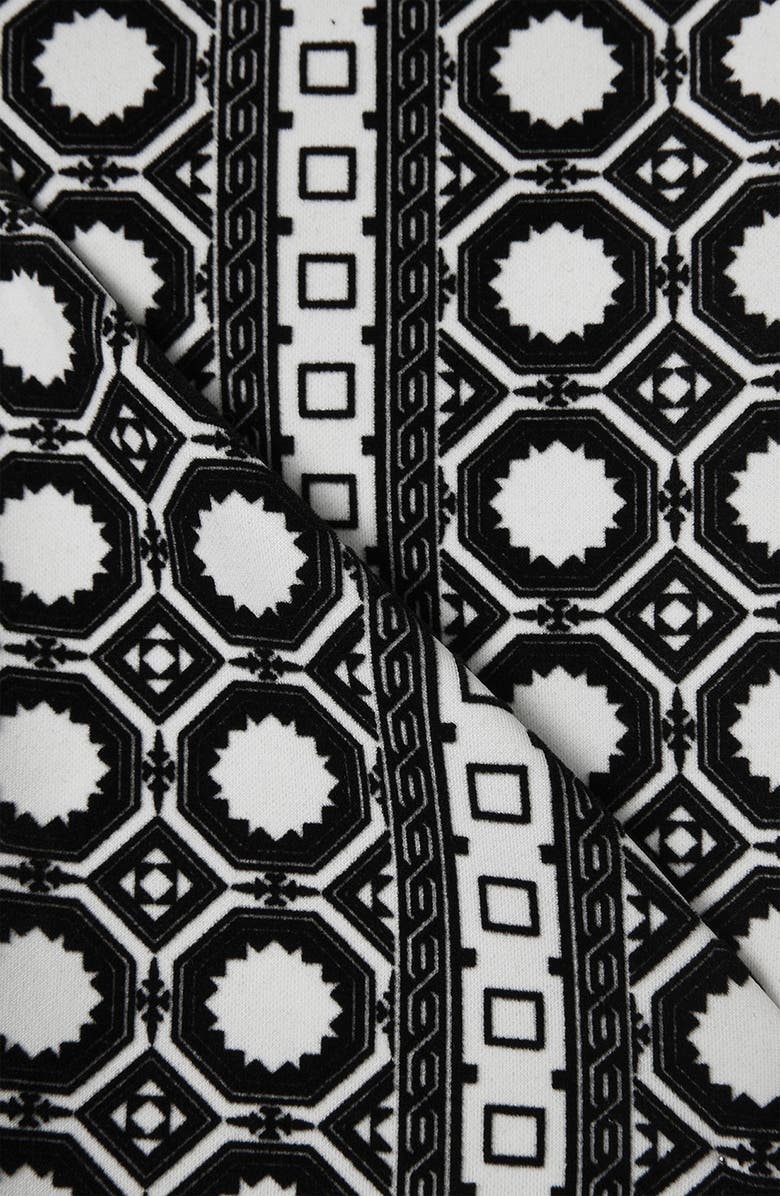 Topshop Velvet Geo Print Leggings, Alternate, color,