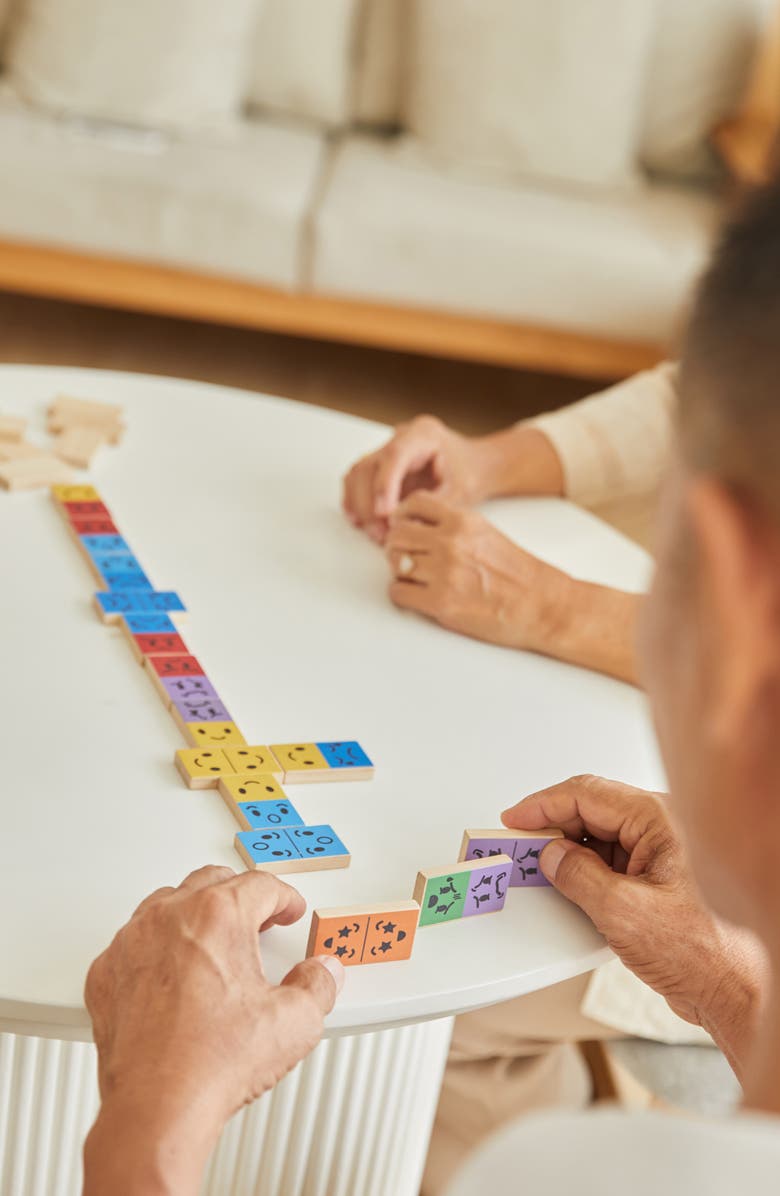 PlanToys<sup>®</sup> Mood Domino Game, Alternate, color, Assorted