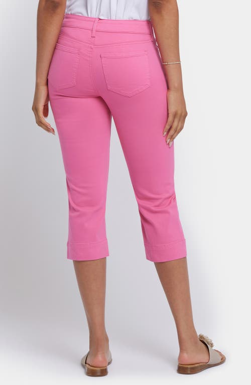 Nydj Waist Match Womens Tummy Slimming Denim Cropped Jeans In Honeysuckle