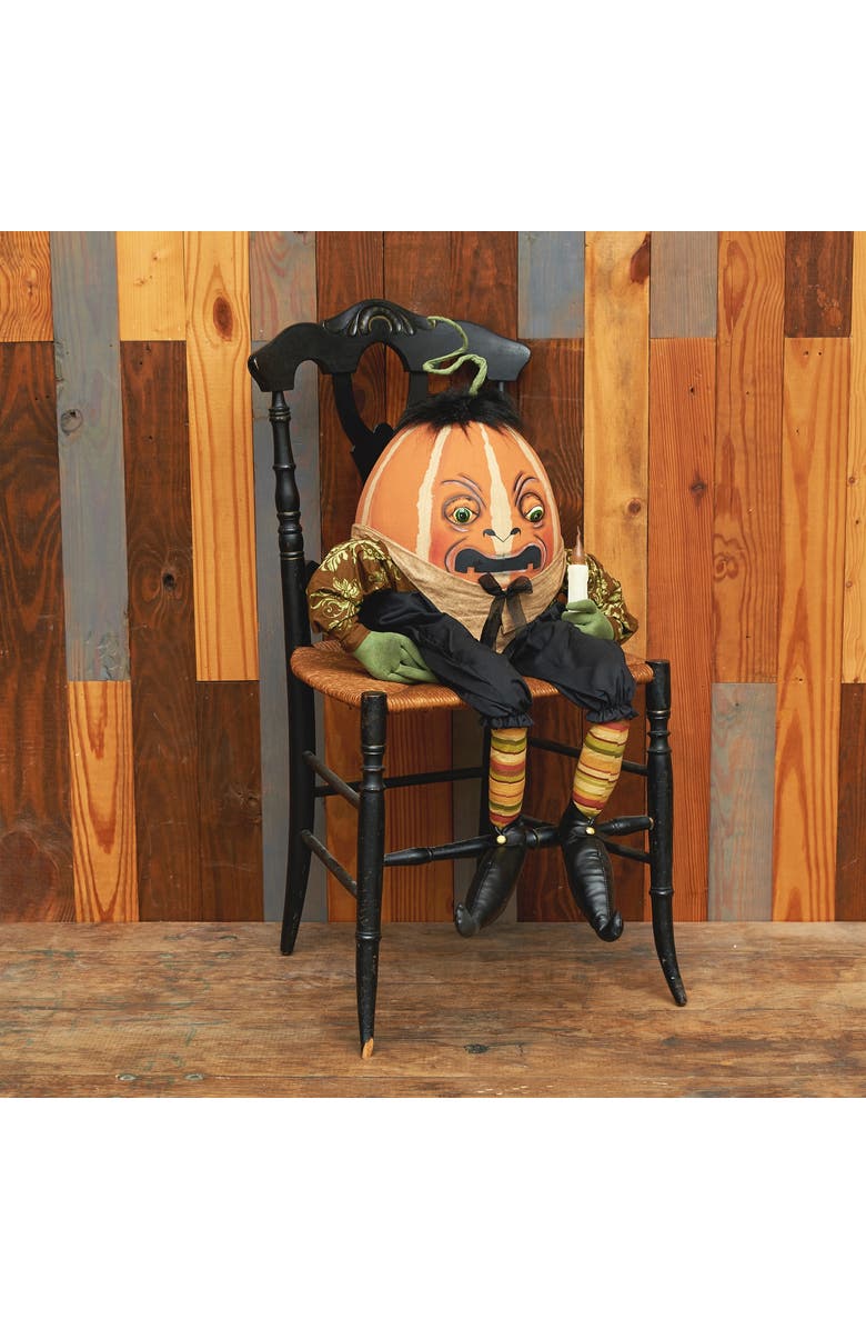 Gallerie II Obadiah Pumpkin Joe Spencer Gathered Traditions Halloween Art Doll Figure, Alternate, color, Black
