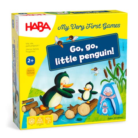 My Very First Games Go, Go Little Penguin, Toddler Learning Game and Cooperative Toddler Board Games for 2 Years and up, Made in Germany