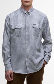Barbour Fenn Performance Regular Fit Button-Down Shirt