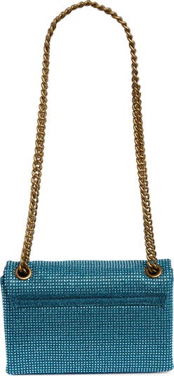 Brixton Mini Plate Rhinestone Crossbody Bag