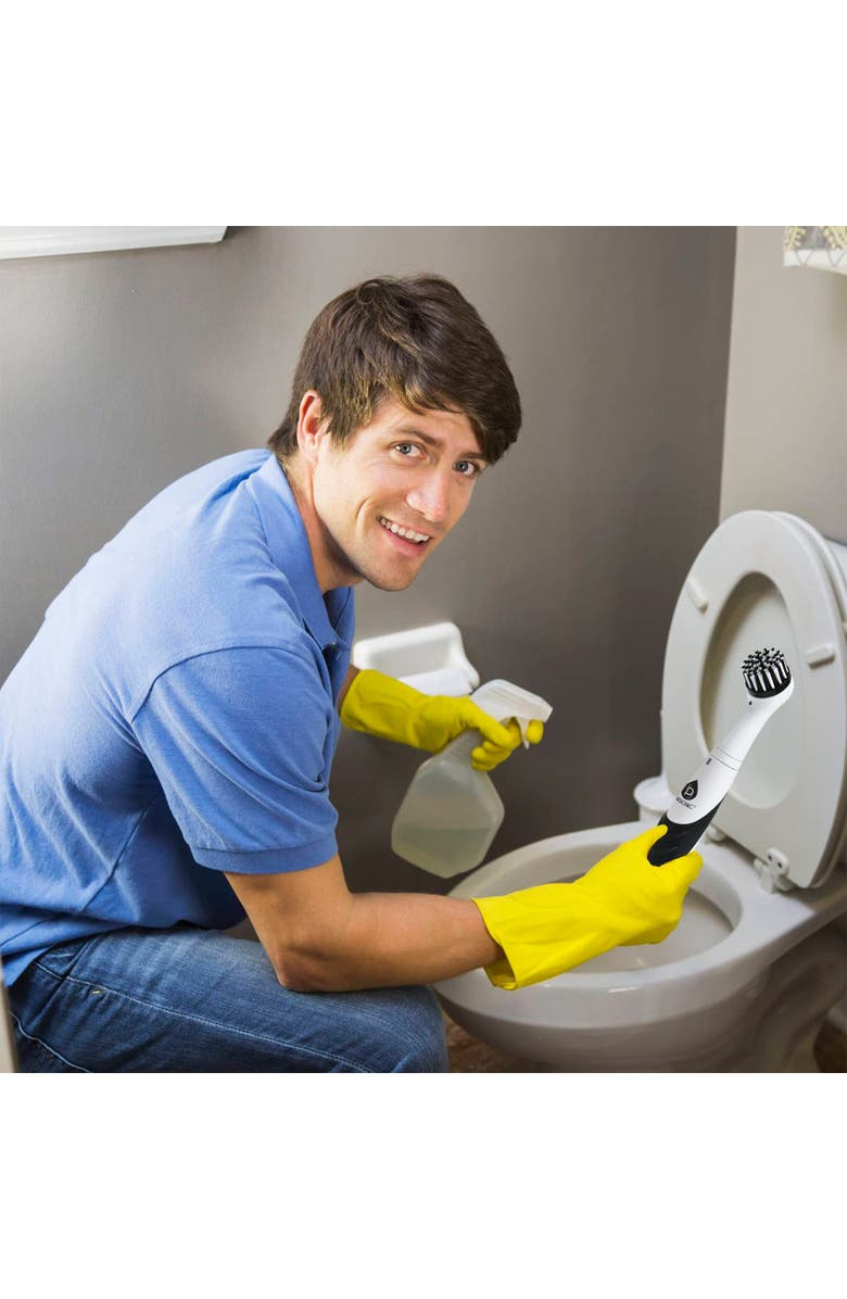 PURSONIC Cordless Power Scrubber Cleaning Brush Power and Precision for Sparkling Clean, Alternate, color, White