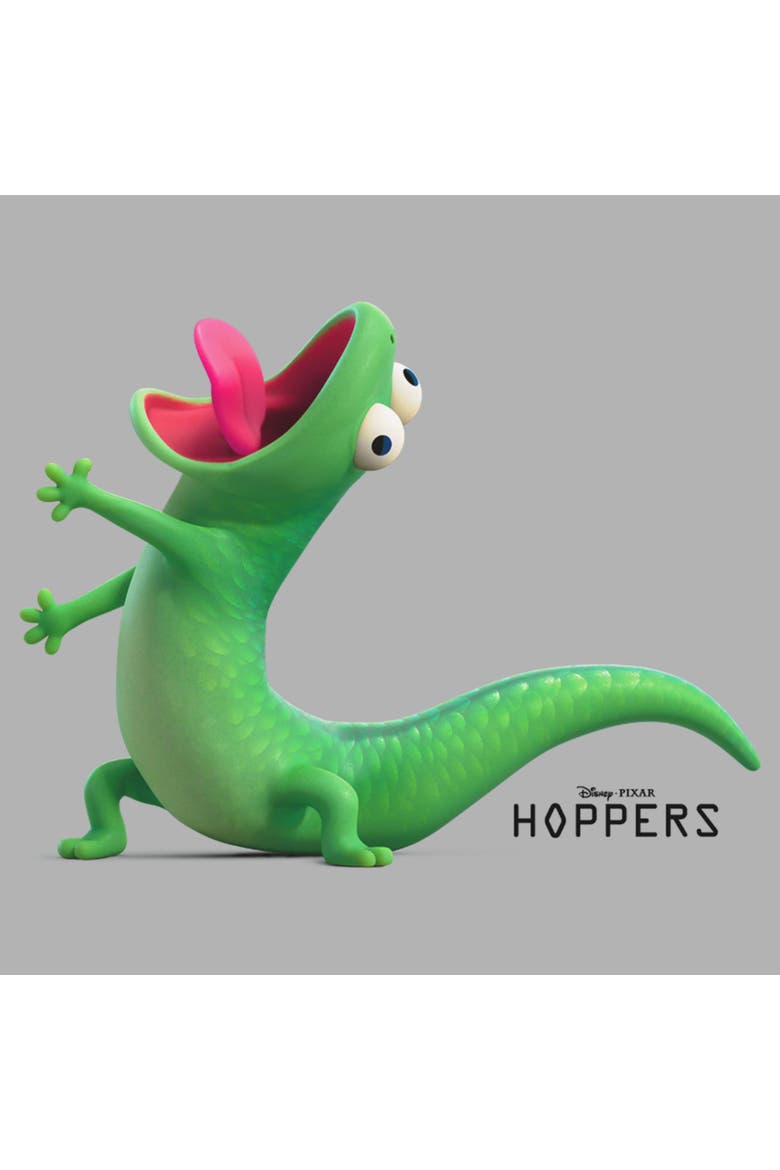 Boy's Hoppers Tom Lizard Celebration Pose  Graphic T-Shirt, Alternate, color, Sport Grey